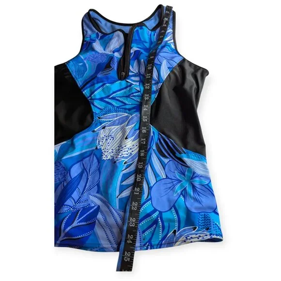 ZeroXposur Vibrant Cornflower 4 Way Stretch Lightweight Swim Top Size Large NWT - Picture 14 of 15